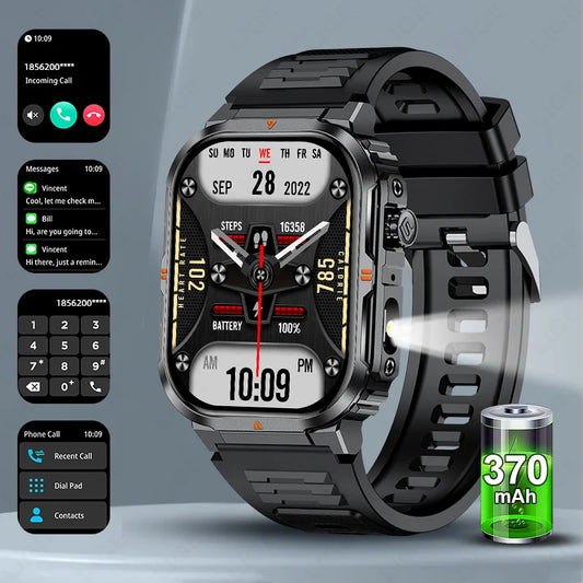 LIGE New Smart Watch For Men Women 2.01" HD Display Health Monitor Sport Fitness Watches AI Voice Bluetooth Call Smartwatch Men